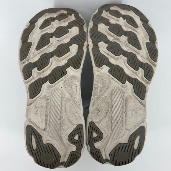 Hoka One One Clifton 9 Mens Running Shoes Grey Size 9.5D Athletic Sneakers Hike - Picture 9 of 13
